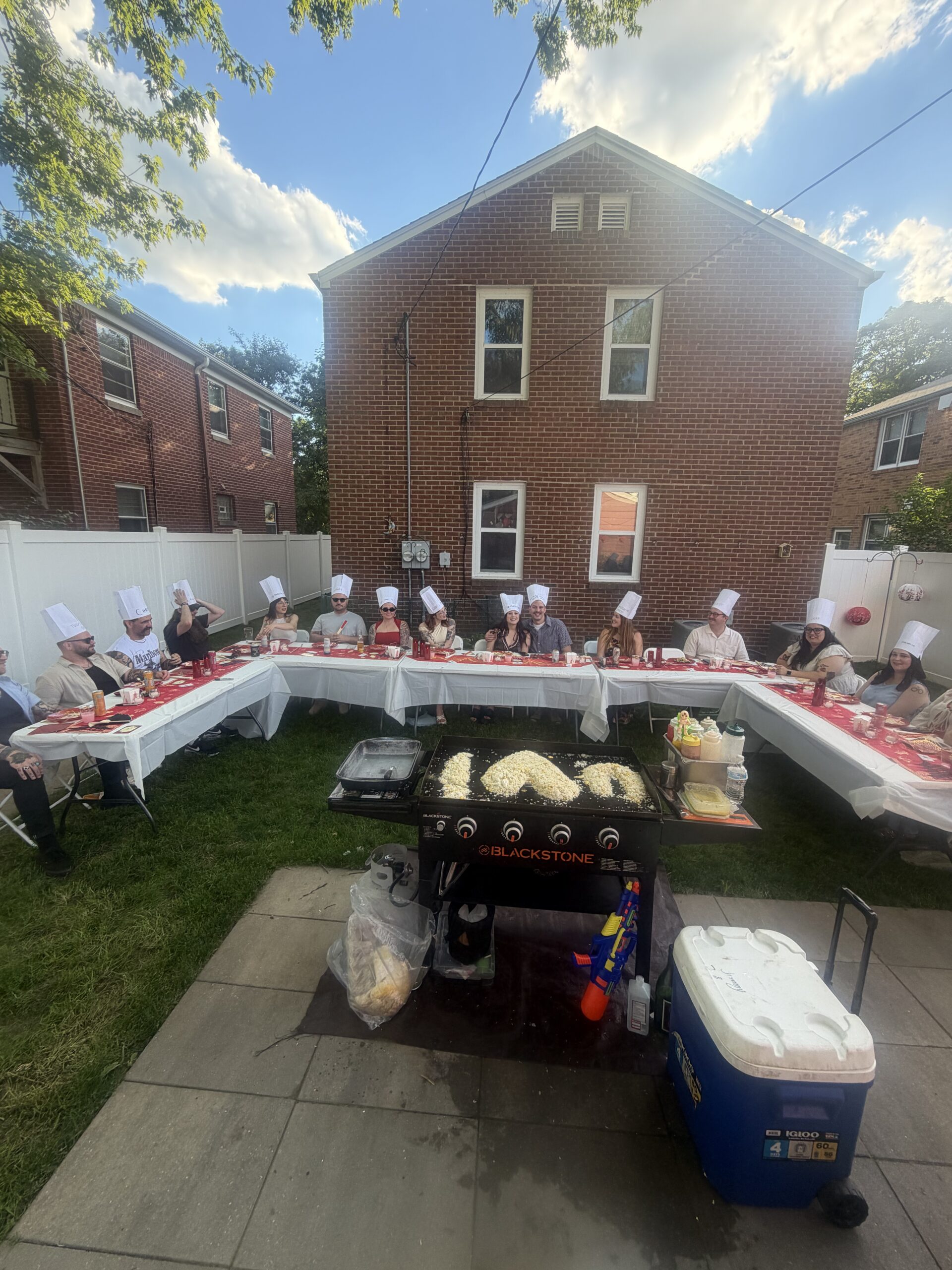 Live hibachi chef experience