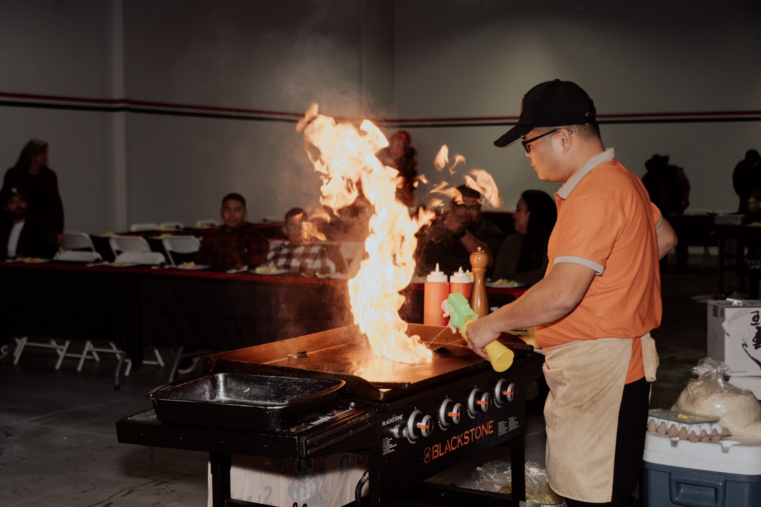 Private hibachi catering party in Chicago Illinois